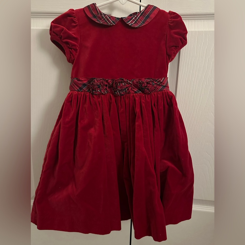 Janie and Jack Little Girls Smocked Holiday Dress